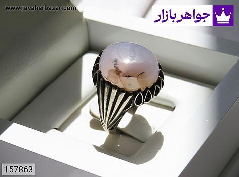 انگشتر نقره روس عقیق شجر شیک مردانه [غیرنقره] - 157863